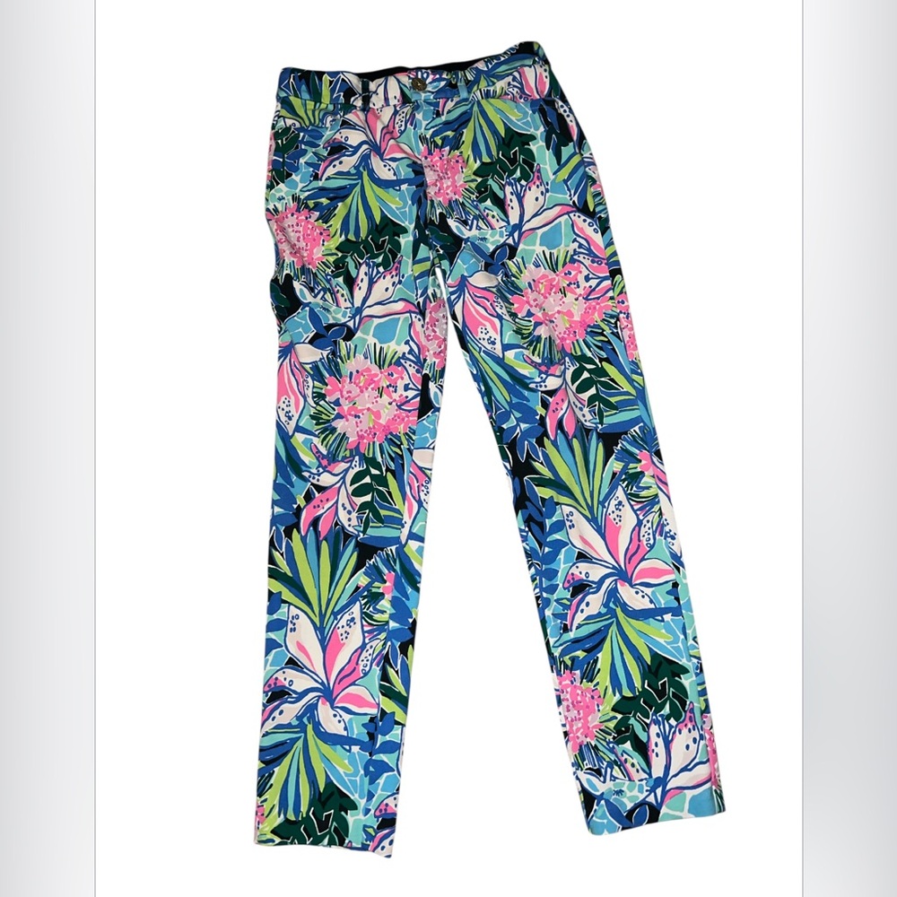 Lilly Pulitzer Women’s Kelly Knit Pants You Me And Giraffee Colorful